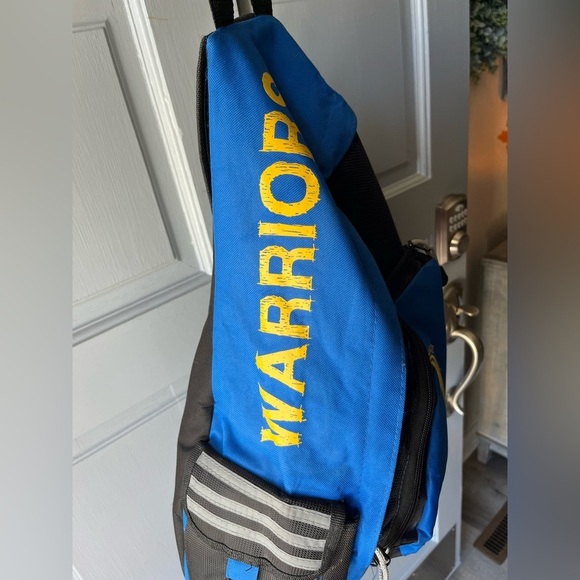Golden State Warriors Vibrant Blue Yellow Basketball Backpack Great Condition! - Picture 5 of 8